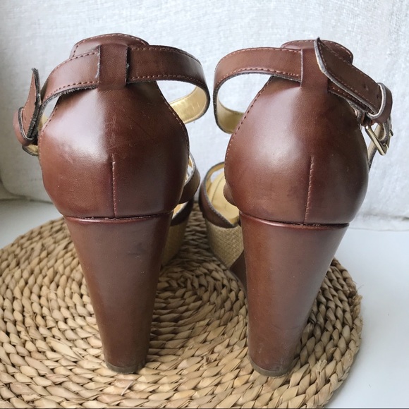 ➕Marc Fisher Leather Wedges US Size 8.5 - Picture 4 of 8
